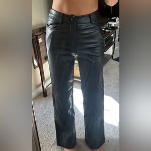 SHEIN black leather pants